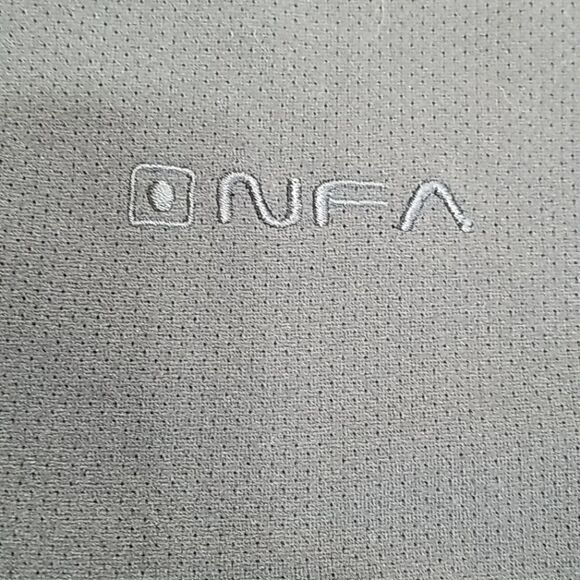 NFA Hoodie Men's Large Front Full Zip Side Pockets Vintage Dark Blue/Tan Snow - Picture 7 of 11